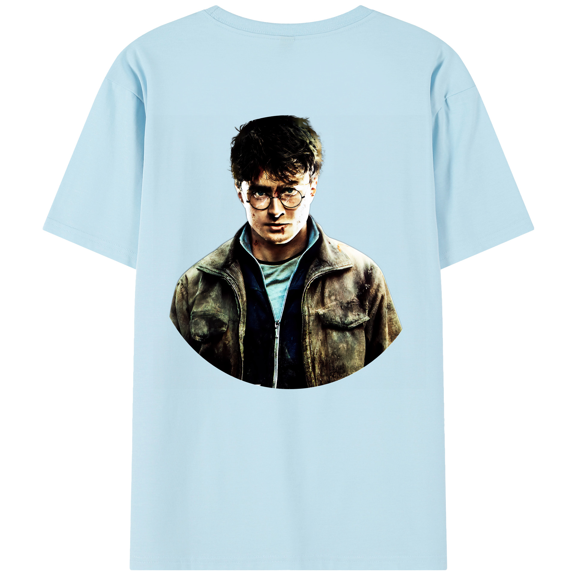 （画像用） Harry Potter ハリー・ポッターシリーズ 綿100％半袖Tシャツ（背面プリント）